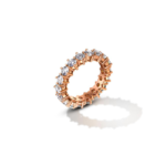 Alliance complète en or rose