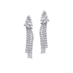 Boucles chute en or blanc